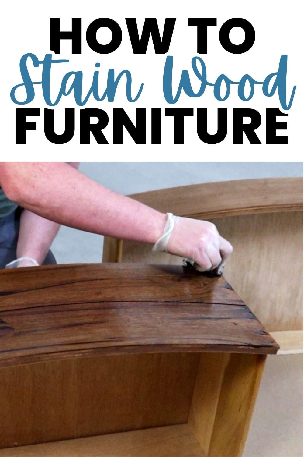 How to Stain Wood Furniture