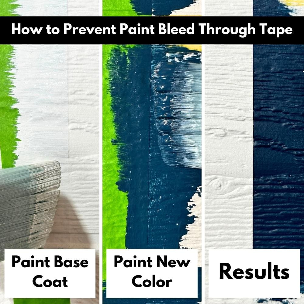 steps to prevent paint bleed with paint base coat