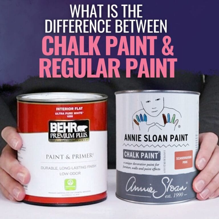 What is the Difference Between Chalk Paint and Regular Paint