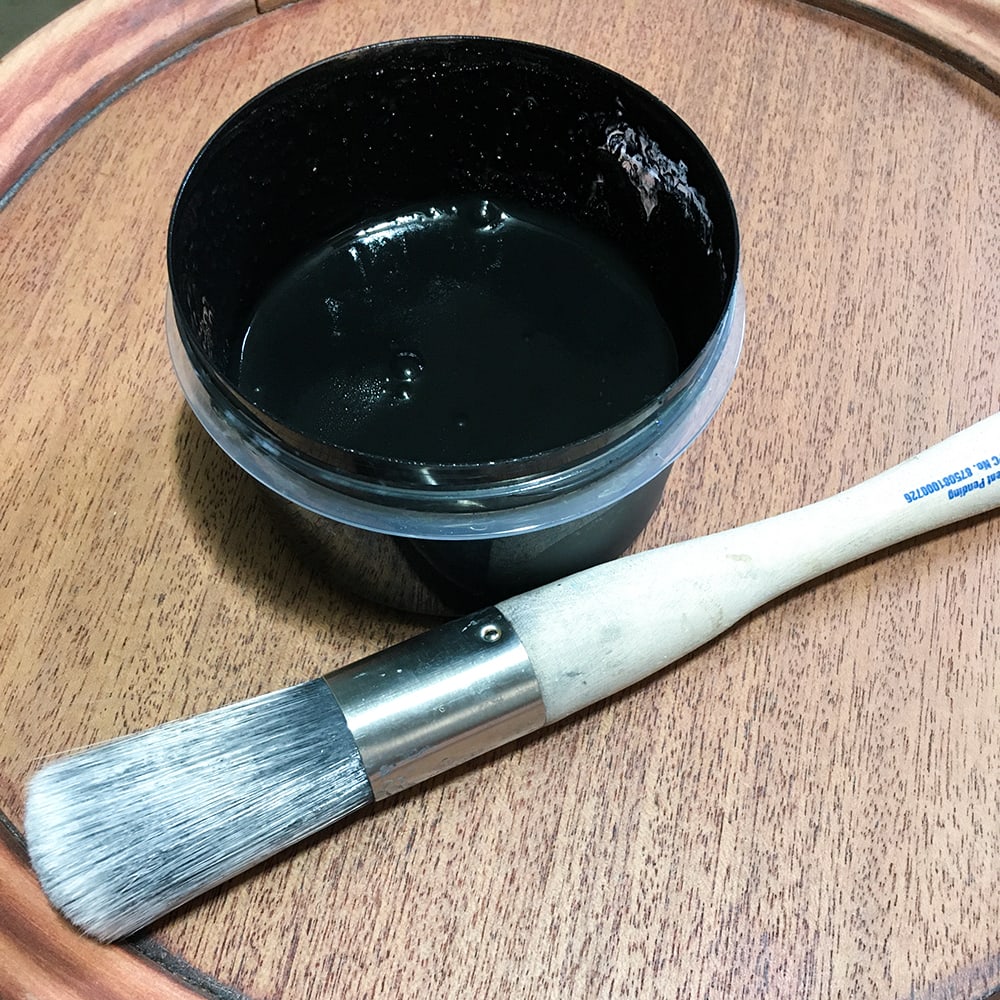 photo of high quality Zibra round paint  brush to apply paint onto furniture