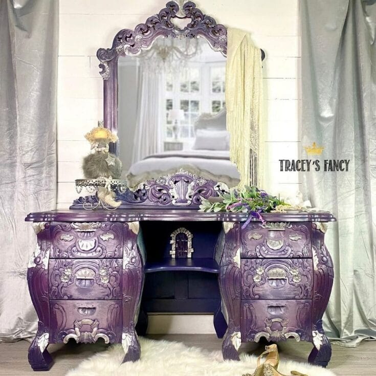 Image for Purple Hollywood Glam Vanity