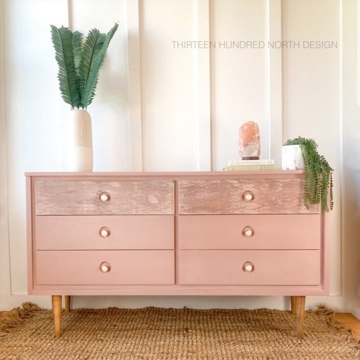 Image for Anthropologie Inspired Mid-Century Dresser