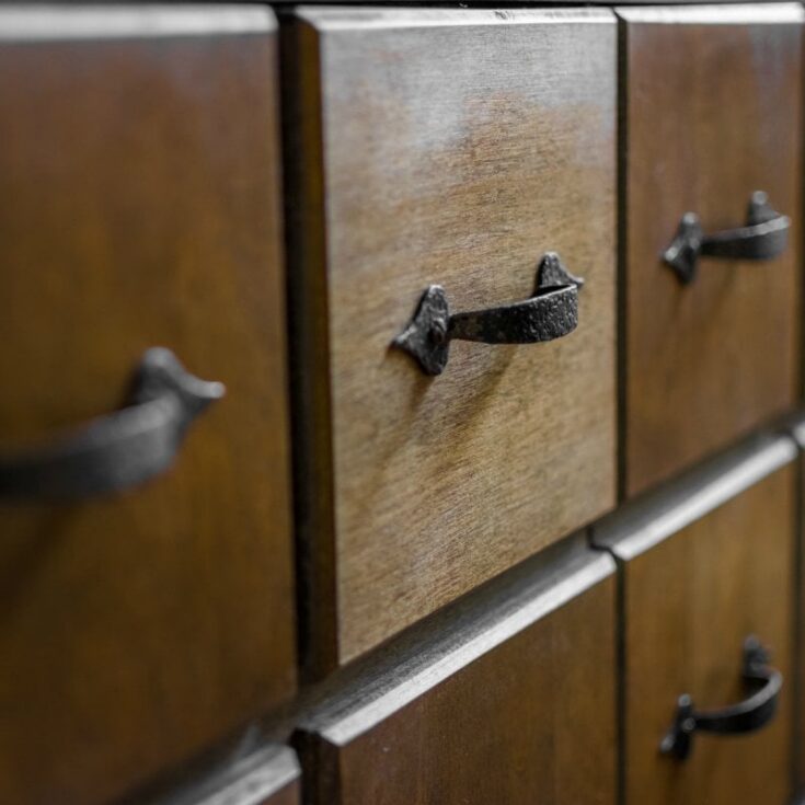 Image for DIY Faux Card Catalog Cabinet (Apothecary Cabinet)