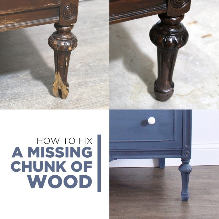 How To Fix A Missing Chunk Of Wood