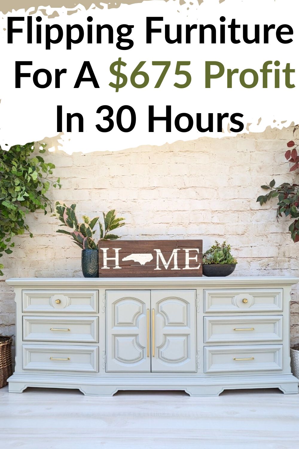 Flipping Furniture For A $675 Profit In 30 Hours