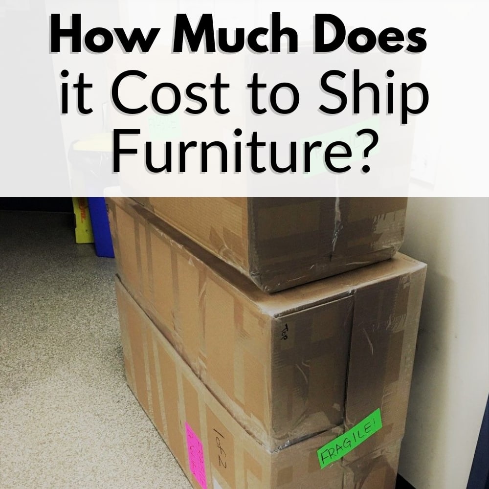 How Much Does it Cost to Ship Furniture to Another State?