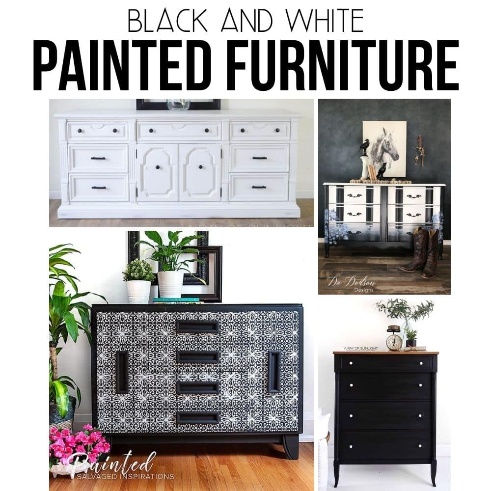 Black and White Painted Furniture