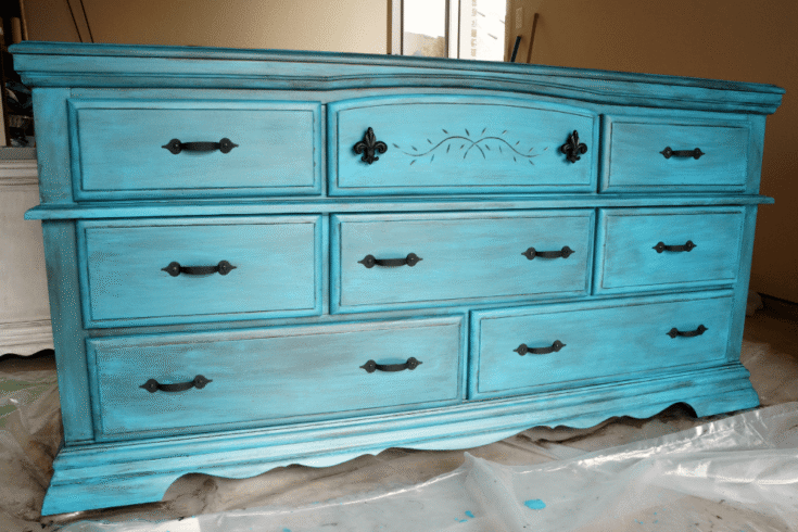 Image for Turquoise Furniture Makeover