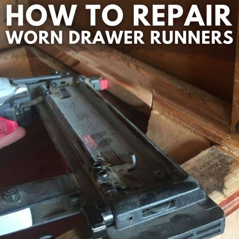 How to Repair Worn Drawer Runners