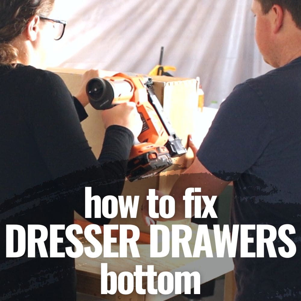 How to Fix Dresser Drawers Bottom