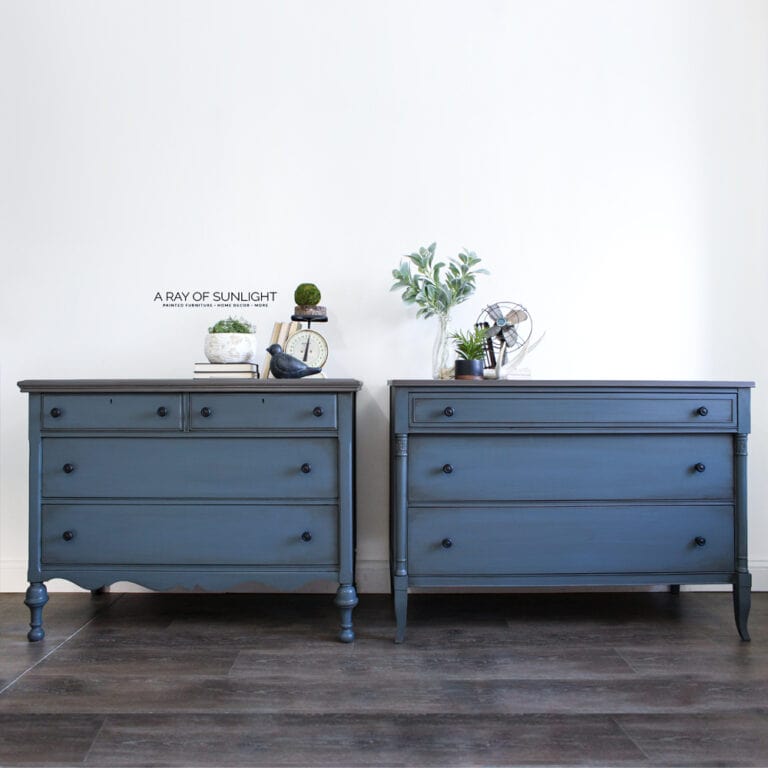 French Blue Dressers