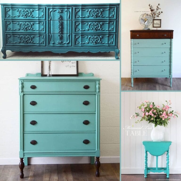 Turquoise Painted Furniture