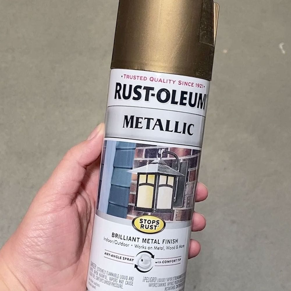 photo of a metallic spray paint