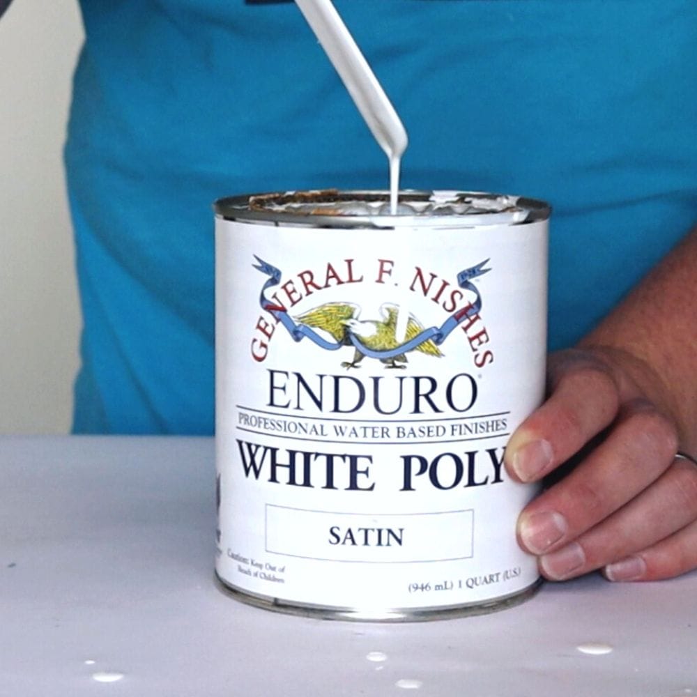 photo of general finish enduro poly in a can