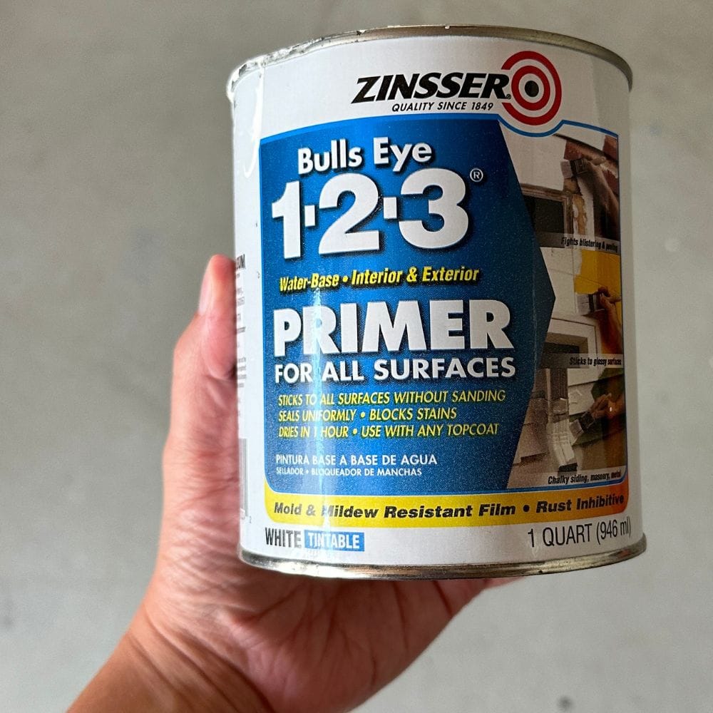 photo of zinsser 123 primer in a can