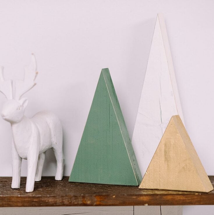 Image for How to Make DIY Wood Trees for Christmas