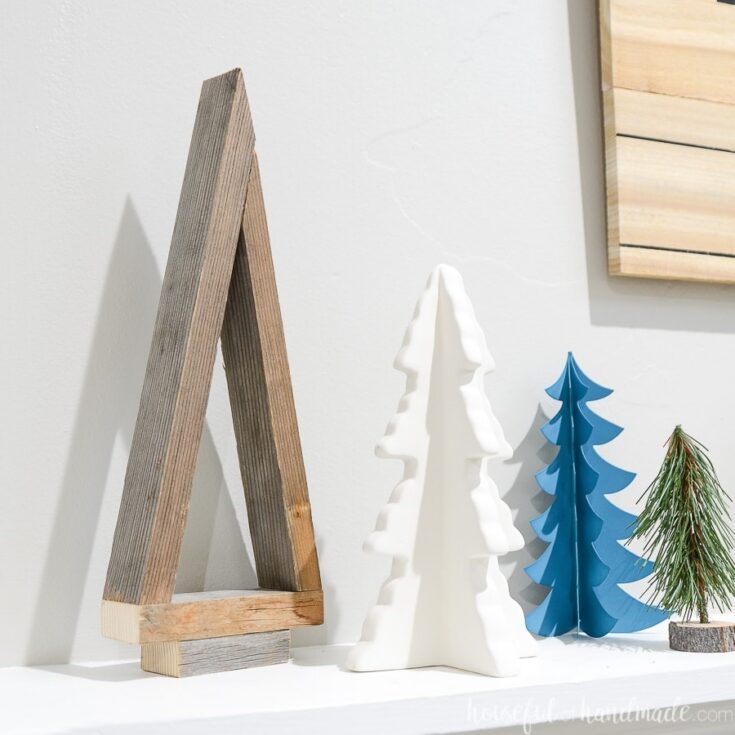 Image for Easy Wood Christmas Trees made from 1x2s