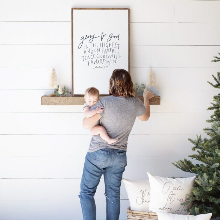 Image for Hand Lettered Christmas Sign
