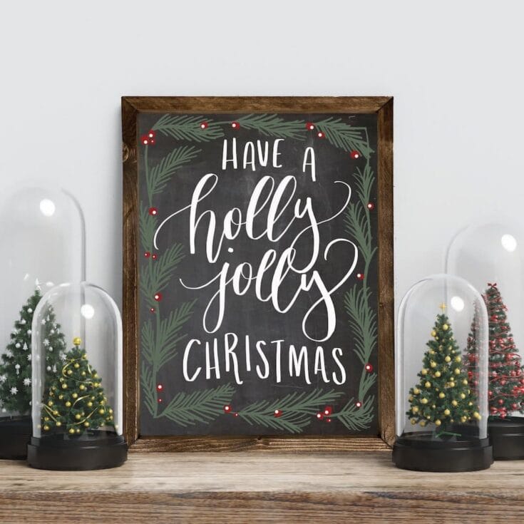 Image for Have a Holly Jolly Christmas Sign