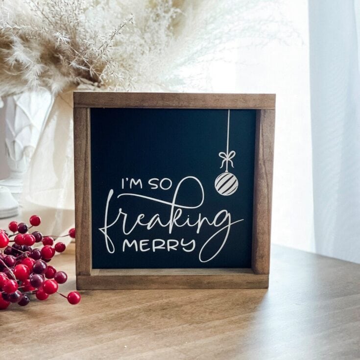 Image for I'm so Freaking Merry Sign