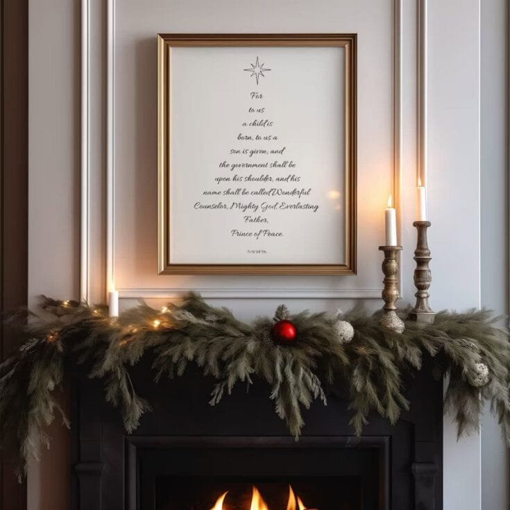Image for Christian Christmas Wall Art