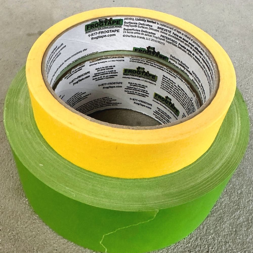photo of two different types of frog tapes