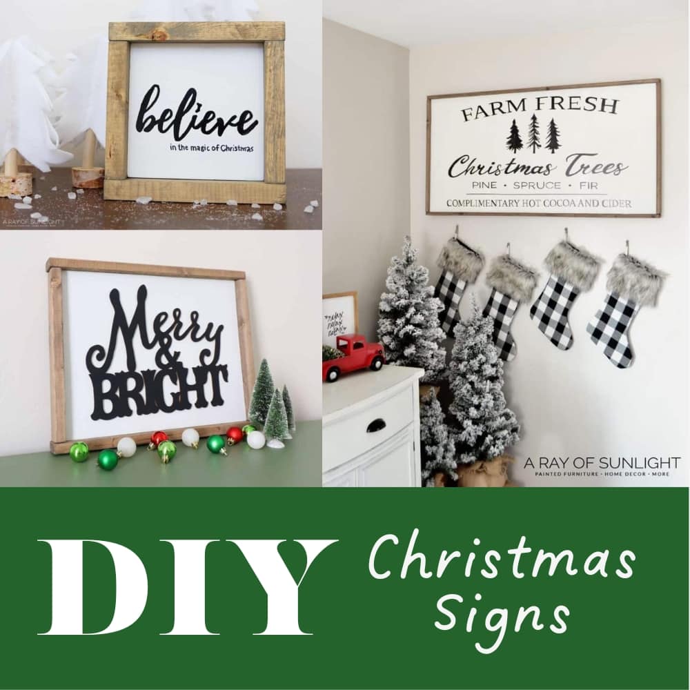 DIY Christmas Signs