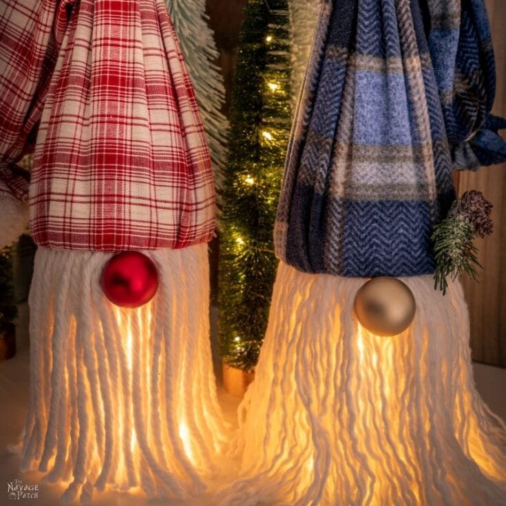 Image for DIY Dollar Tree Lighted Mop Gnomes