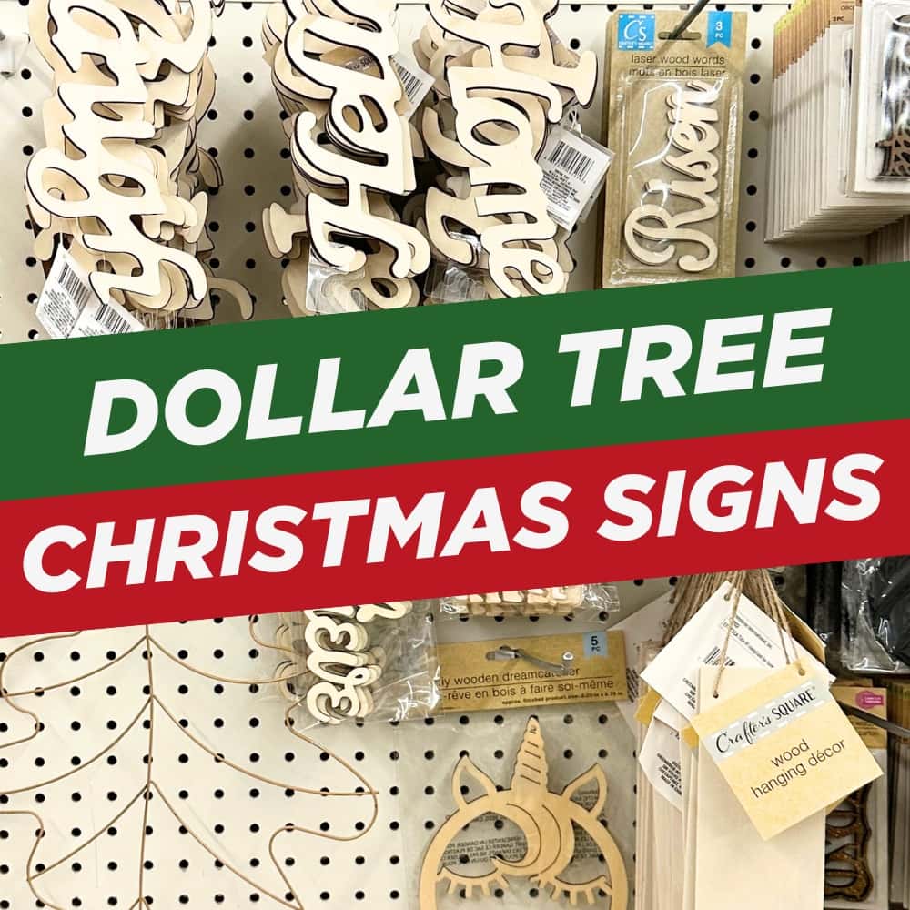 Dollar Tree Christmas Signs