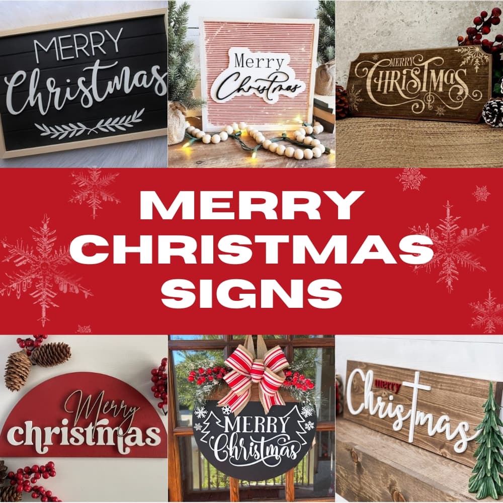Merry Christmas Signs