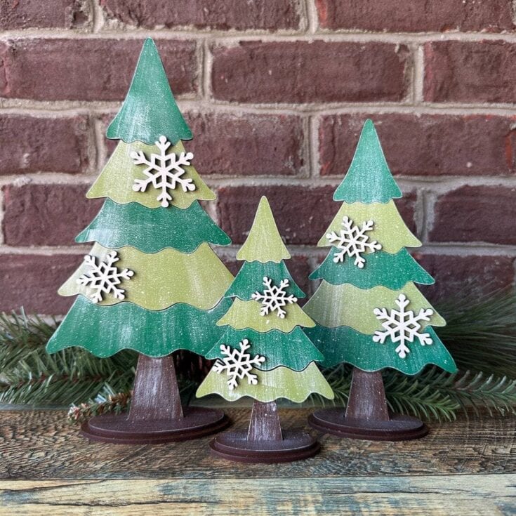 Image for Standing Christmas Tree Shelf Sitters