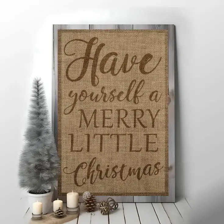 Image for Have Yourself A Merry Little Christmas Sign