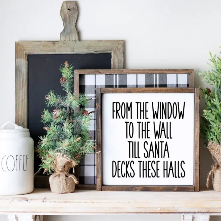 Image for Deck the Halls SVG Funny Christmas Sign
