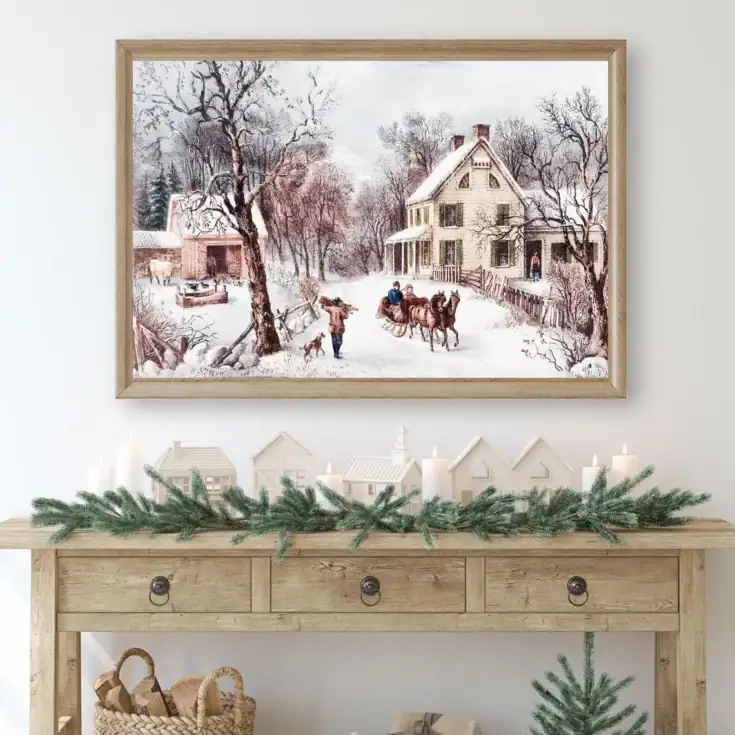 Image for Christmas Nostalgia Sleigh Rides Sign