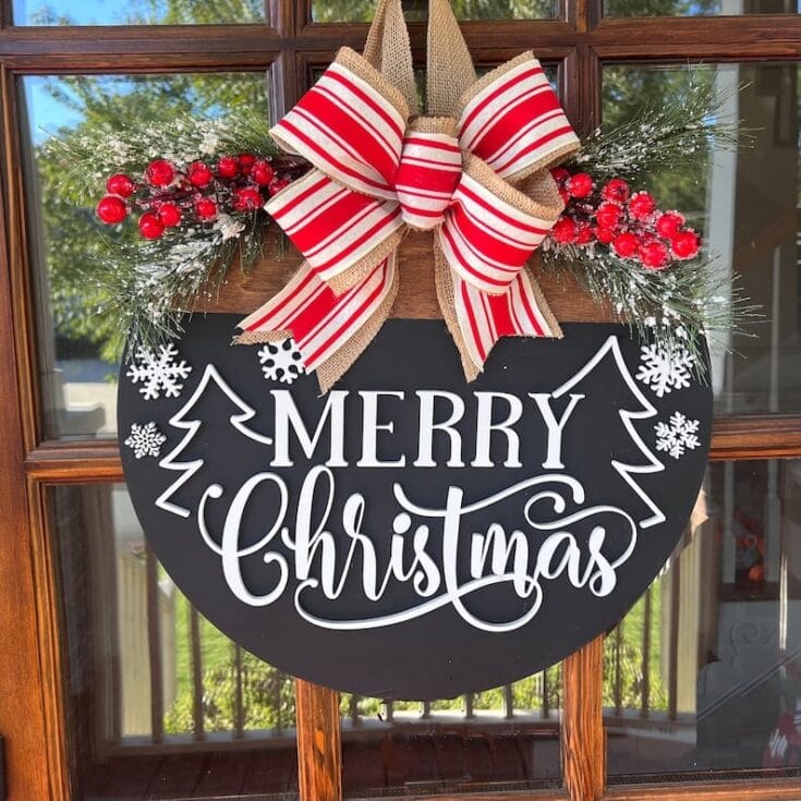 Christmas Front Door Decor