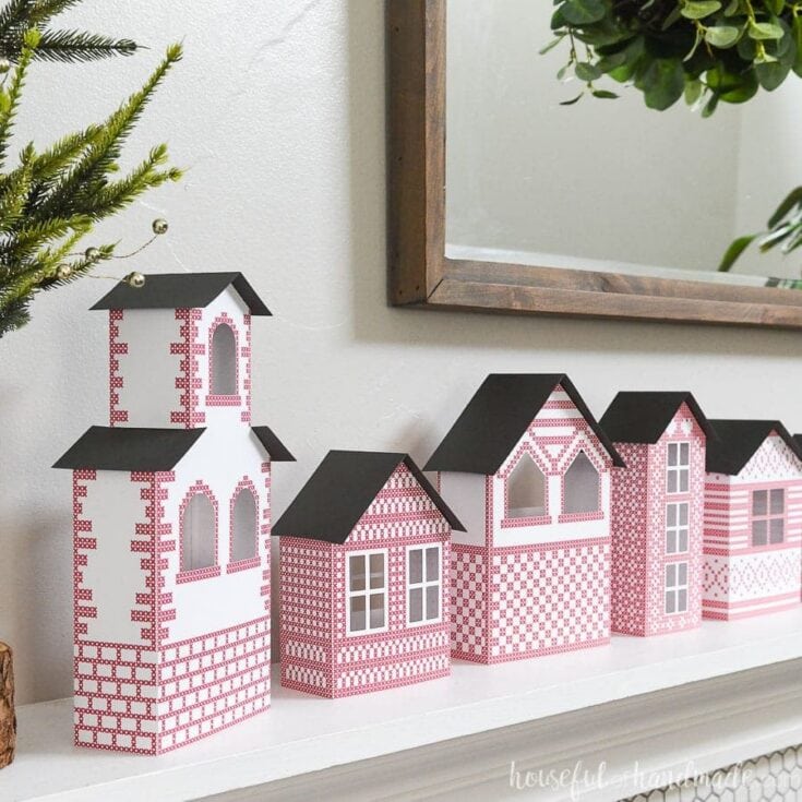 Image for Scandinavian Paper Christmas Village