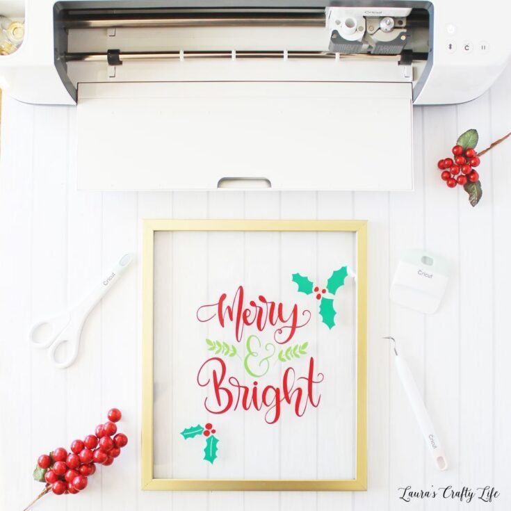 Image for Vinyl Christmas Frame