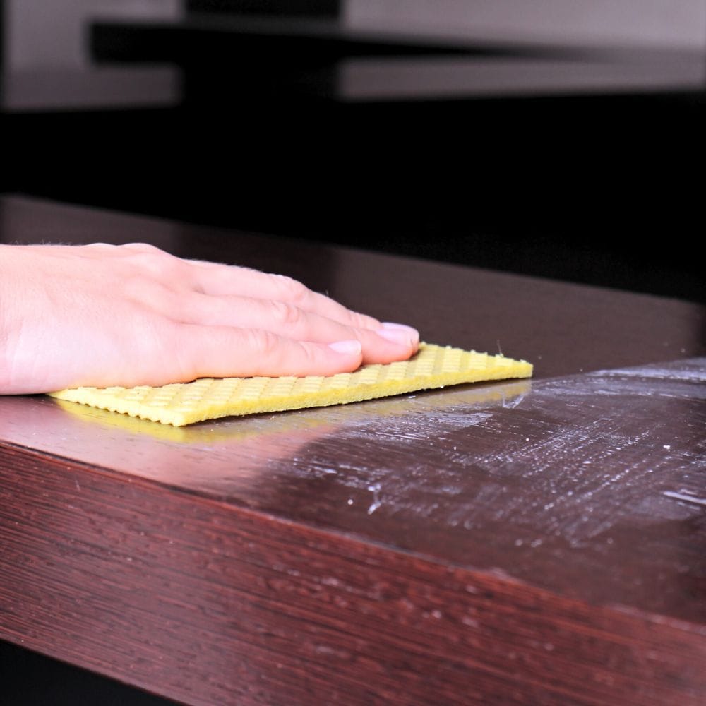 Photo of cleaning furniture