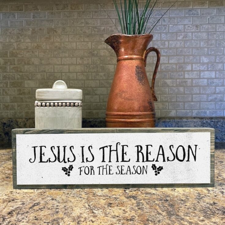 Image for Jesus Is The Reason For The Season Decor