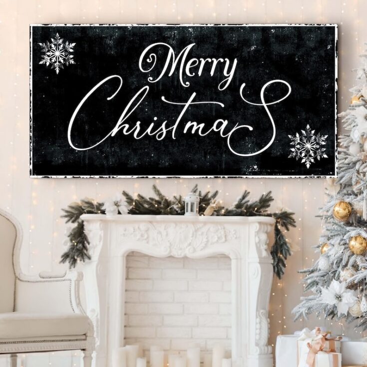 merry christmas sign