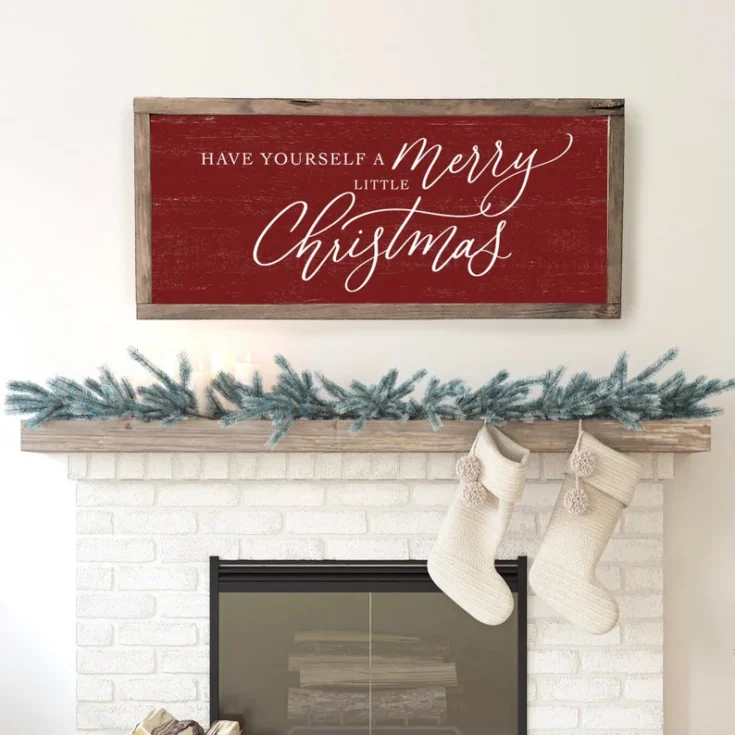 Image for Have Yourself A Merry Little Christmas Sign