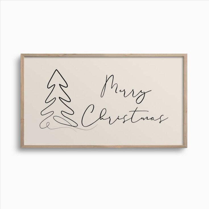 Christmas Frame TV Art