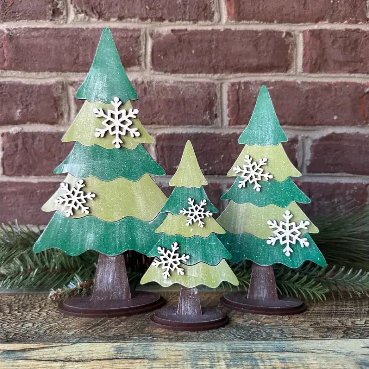 Image for Standing Christmas Tree Shelf Sitters