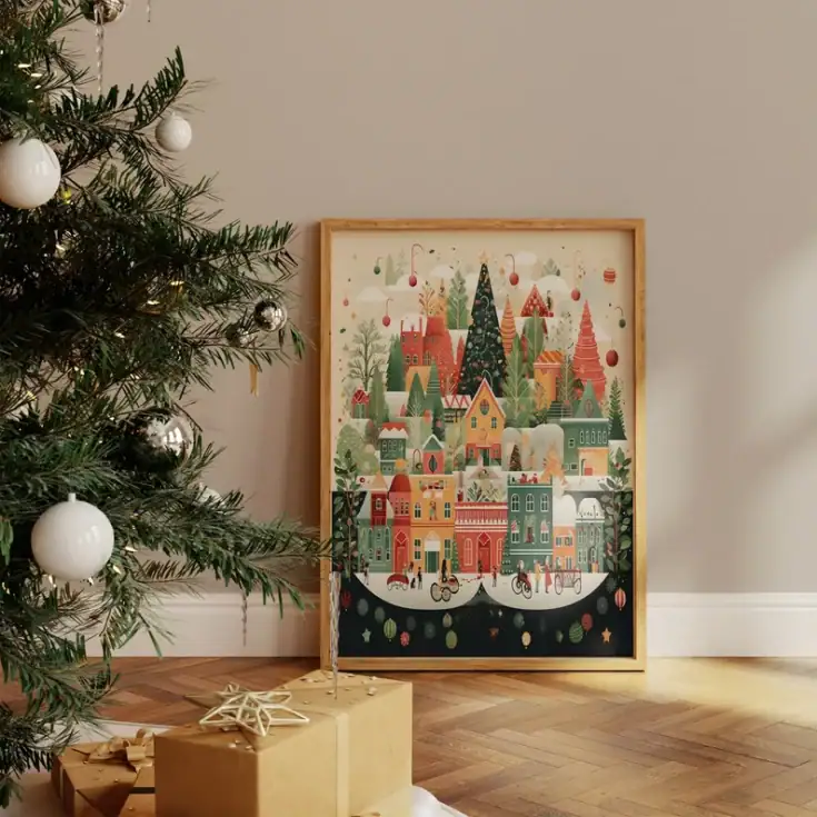 Image for Christmas Wall Art Printable