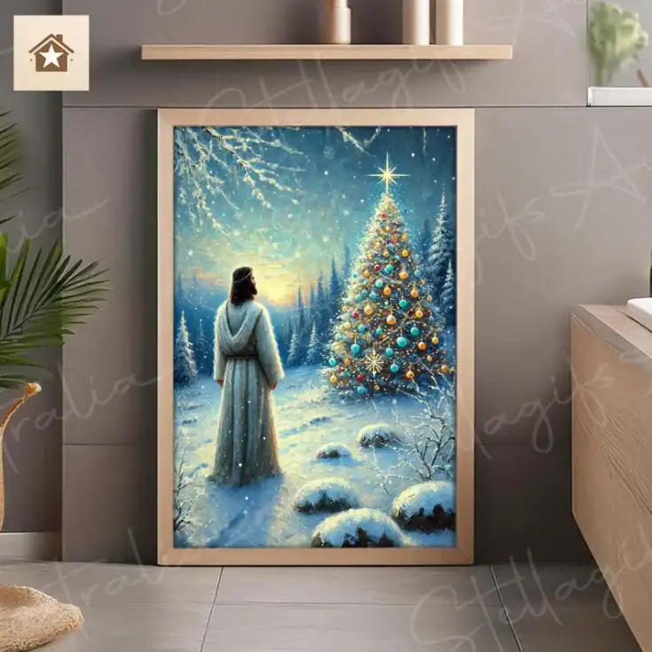 Image for Jesus is the Reason for the Season Unframed Poster