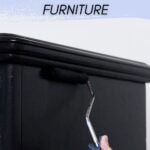 painting particle board in black
