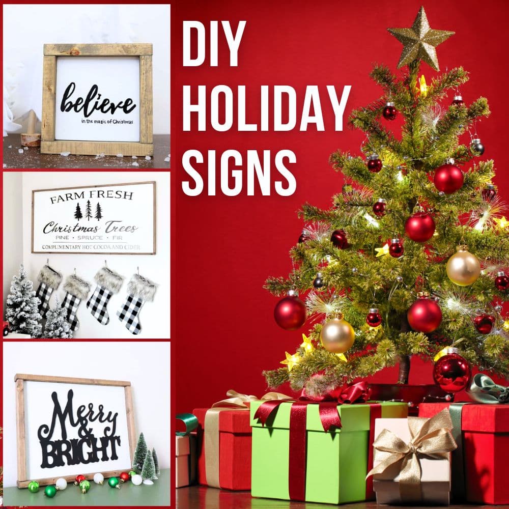 DIY Holiday Signs