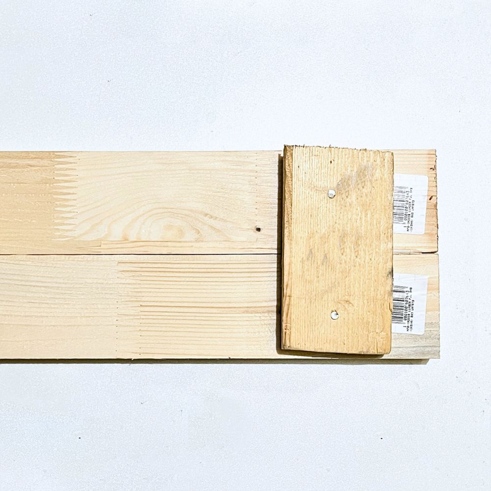photo of assembled wood panel