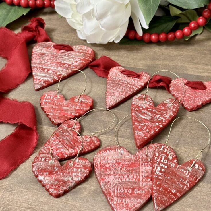 Image for Clay Heart Valentines Decorations