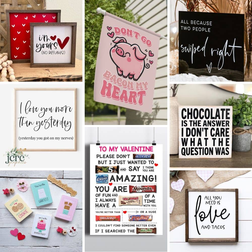 Funny Valentine’s Day Signs